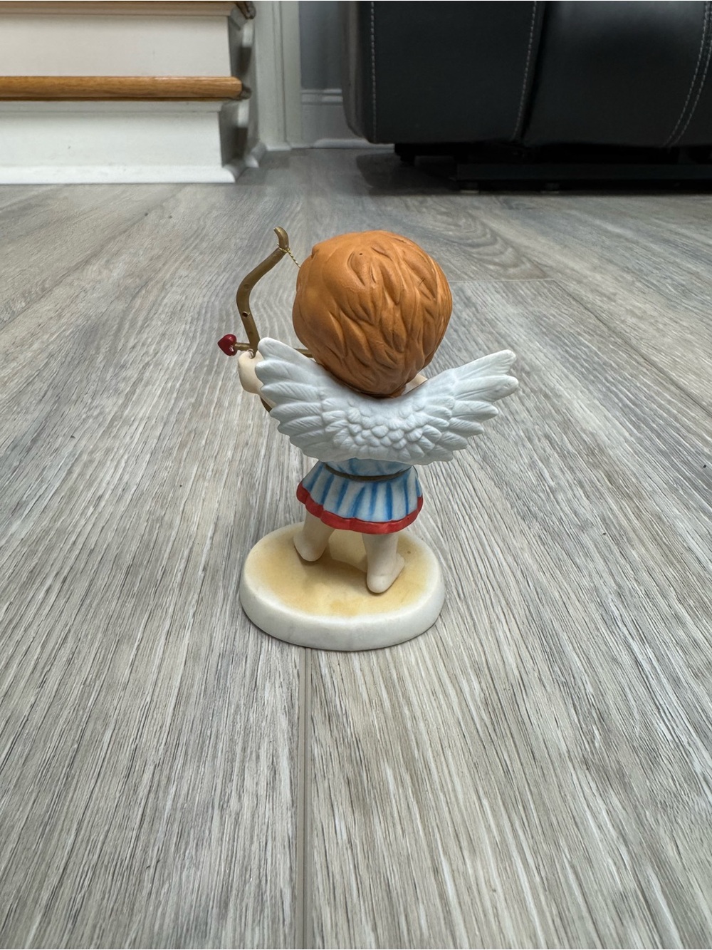 Campbells Soup Cherub Archer Figurine in Blue and Red - Home Accents Decor - Picture 2 of 3
